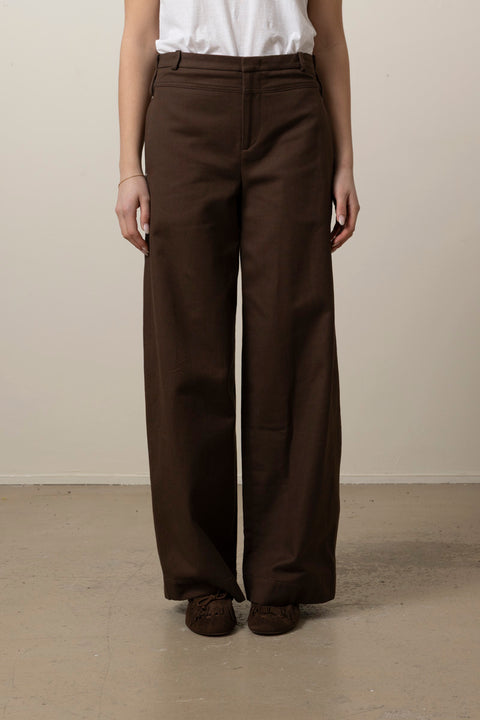 Bukse - Mid Rise Utility Wide Leg Pant Willow