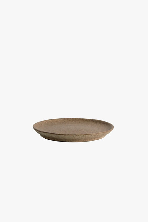 Tallerken - Inez Koppeskål/Kaketallerken Sand
