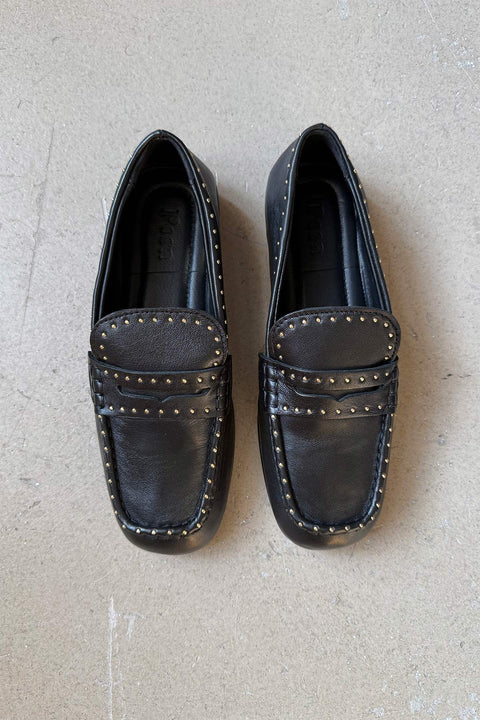 Loafers - Bardot Loafer Studs Black