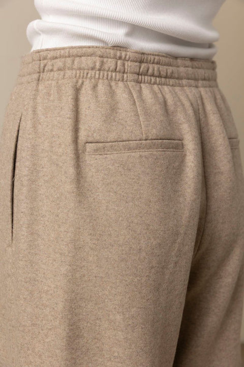 Bukse - Mid Rise Tailored Knit Wide Leg