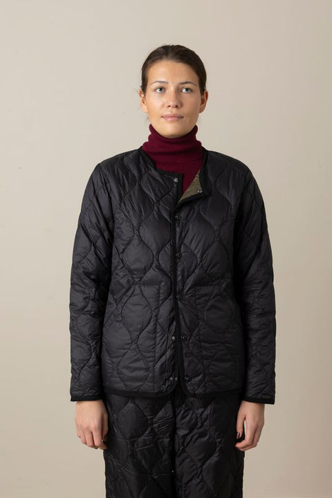 Jakke - Military Crew Neck Down Jacket Black