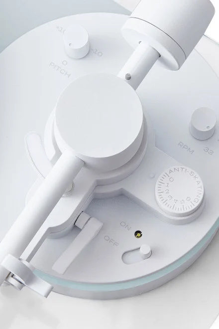 Platespiller - Transparent Turntable White