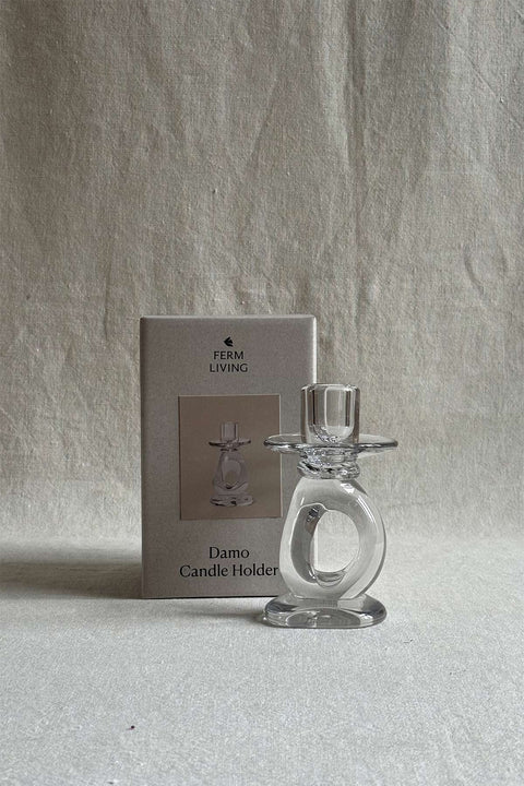 Lysestake - Damo Candle Holder Clear