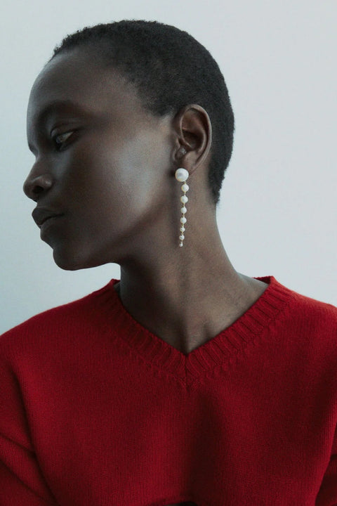 Øredobber - Lumora Chandelier Earrings Gold