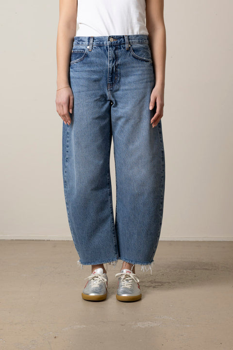 Jeans - The Bubble Crop Rapture Raw Fray