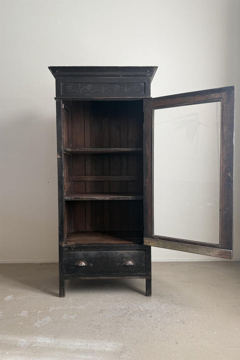 Vitrineskap - Single Door Glass Vitrine Cabinet