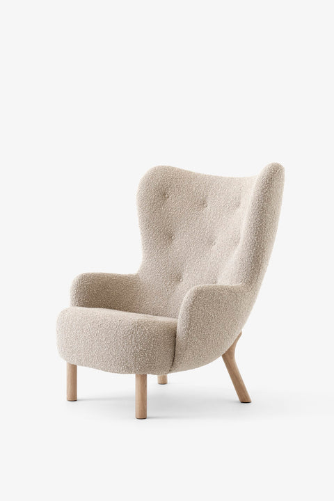 Lenestol & Puff - Petra Lounge Chair VB3/ATD1 Karakorum 03/Eik