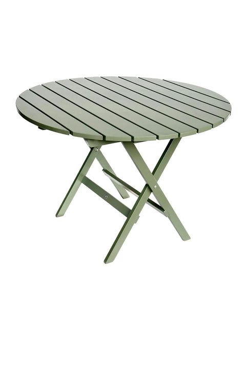 Spisebord - Classic Garden Table Dia110cm Naturgrønn