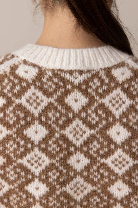 Genser - Soft Graphics Cherry Diamant