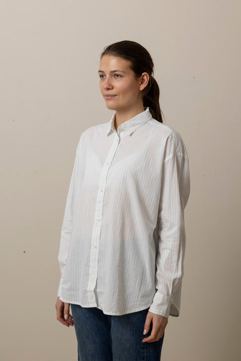 Skjorte - Mist Mix Opal Blue