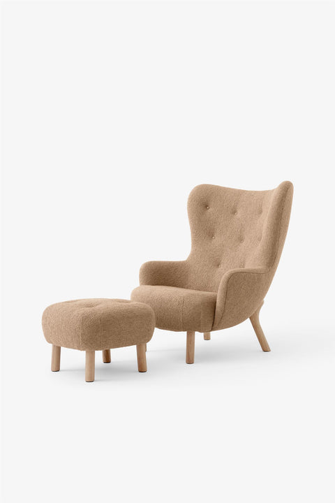 Lenestol & Puff - Petra Lounge Chair VB3/ATD1 Barnum 04/Eik