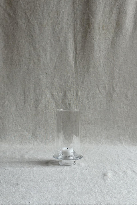 Telysholder - H15cm Glass Klar