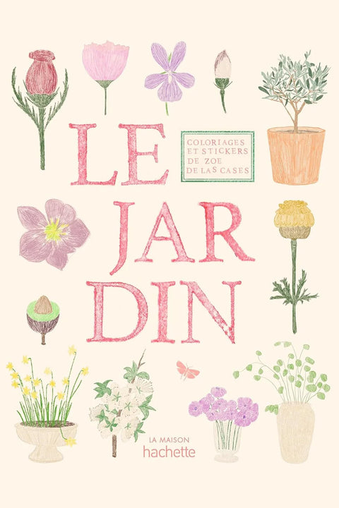 Klistremerkebok - Le Jardin