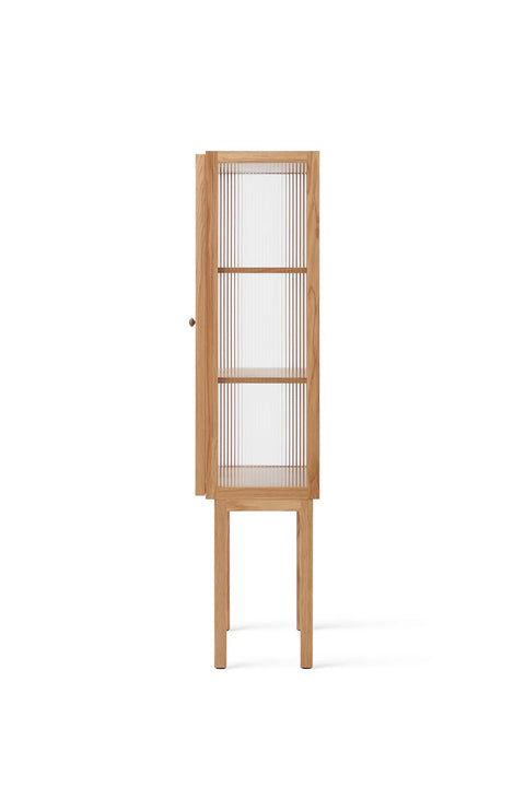 Vitrineskap - Curiosity Cabinet Tall Oak