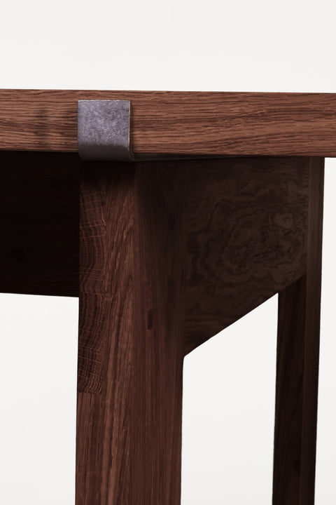 Spisebord - Farmhouse Trestle Planks 220cm Dark Oak