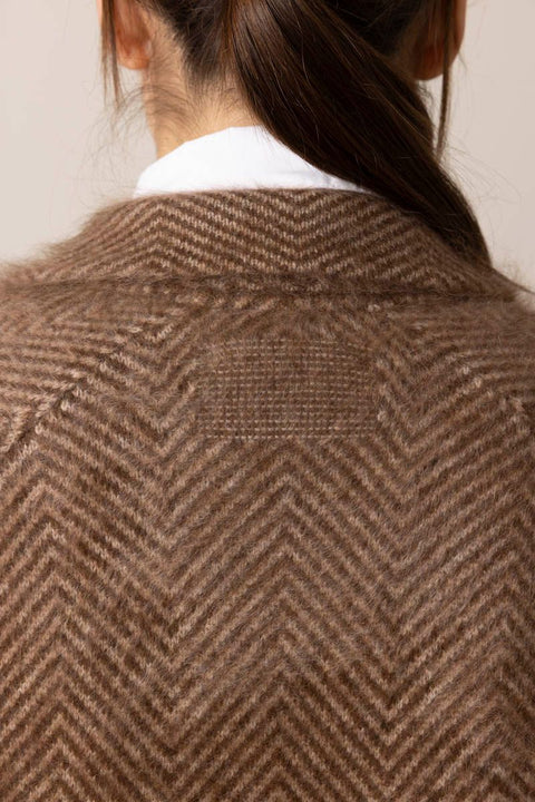 Jakke - Grizzly Double Breasted Coat Chestnut/Taupe