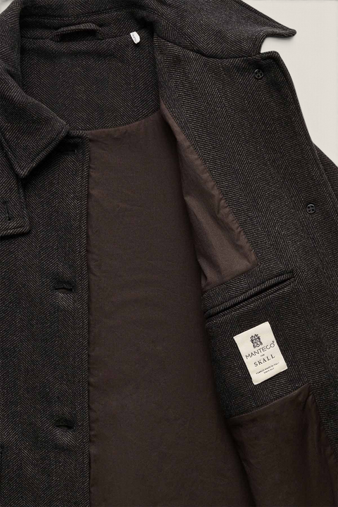 Kåpe - Ernest Coat Brown Herringbone