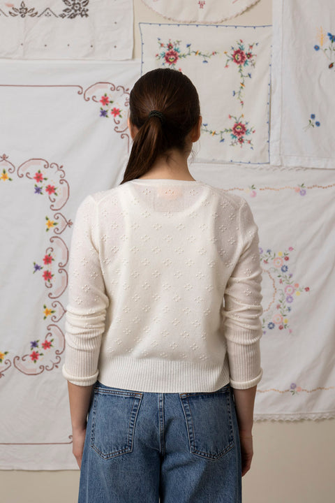 Cardigan - Compass Jane Cream