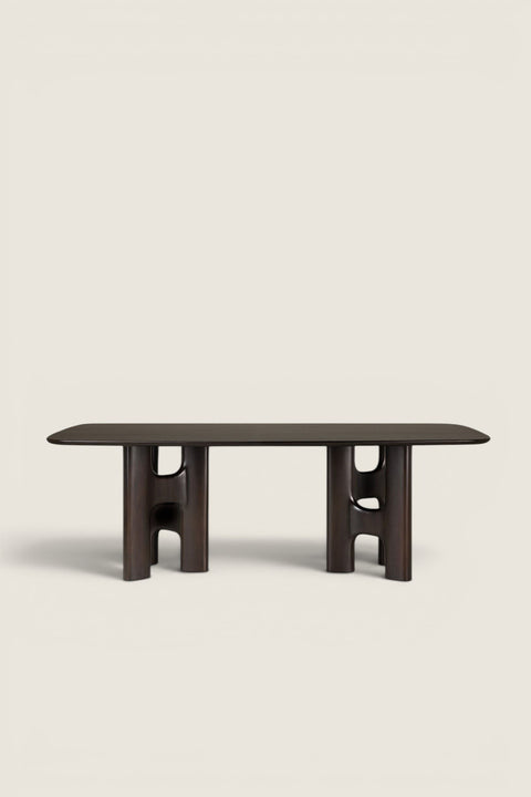 Spisebord - Flow Dining Table 220cm Mahogany Rose Brown