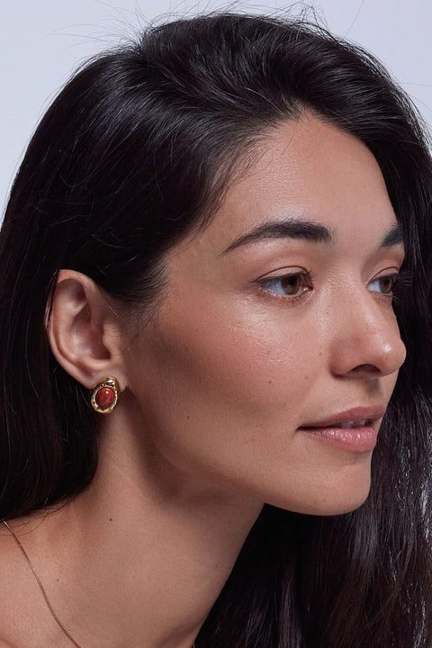 Øredobber - Cherry on Top Gold