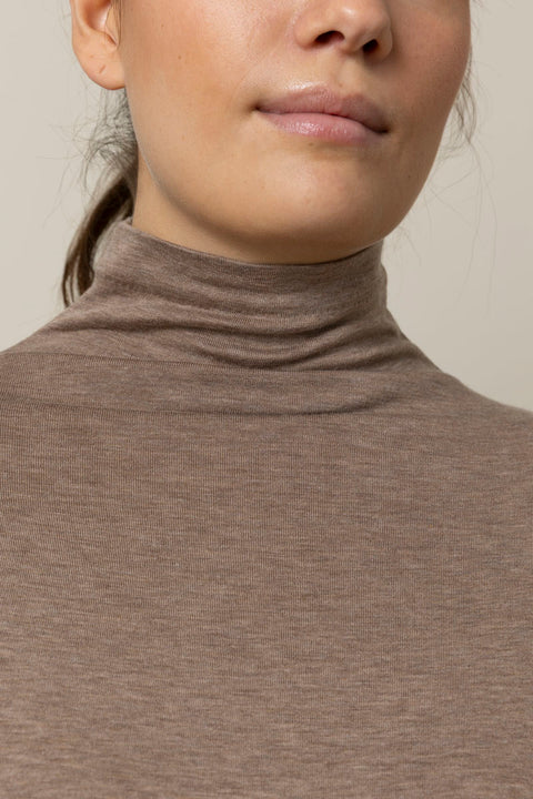 Kjole - Cozy L/S Funnel NK Dress