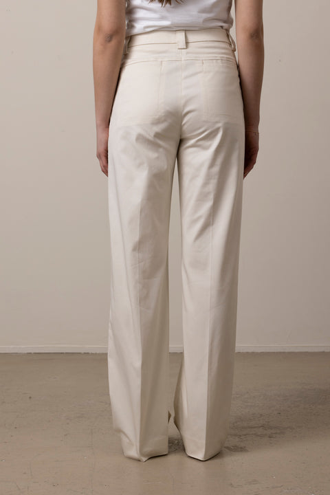 Bukse - D-Alek Cream White