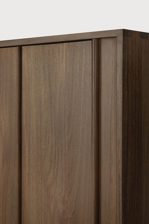 Skjenk - Pillar Sideboard Teak Wild Brown