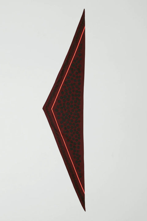Skjerf - Spotted Carapace Bandana Ruby Red