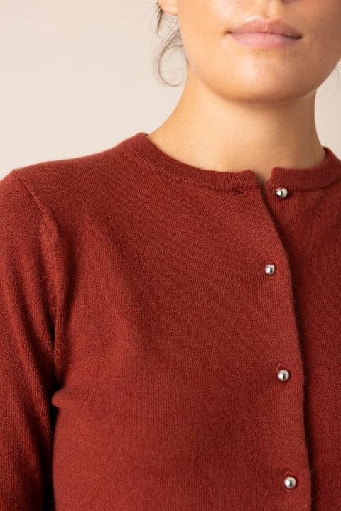 Cardigan - Metal Button Siena