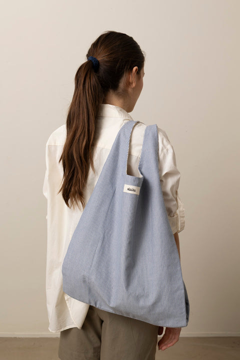 Veske - Bag Striped Medium Mix Blue Boy