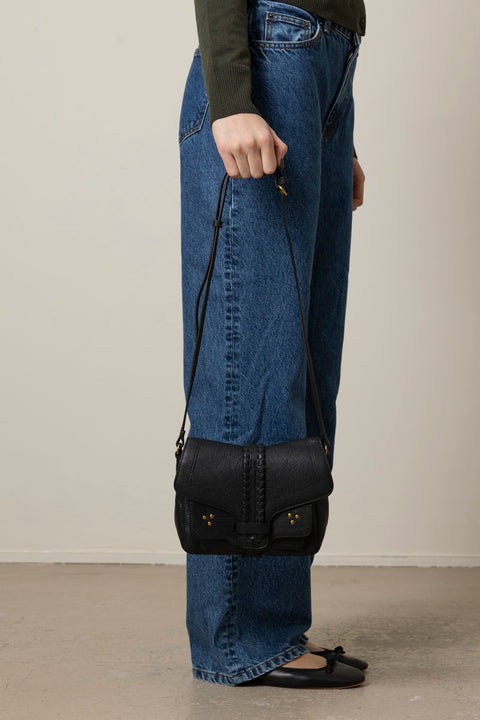 Veske - Harry S Goatskin Noir Graine