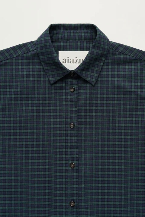 Skjorte - Penny Shirt Check Evergreen