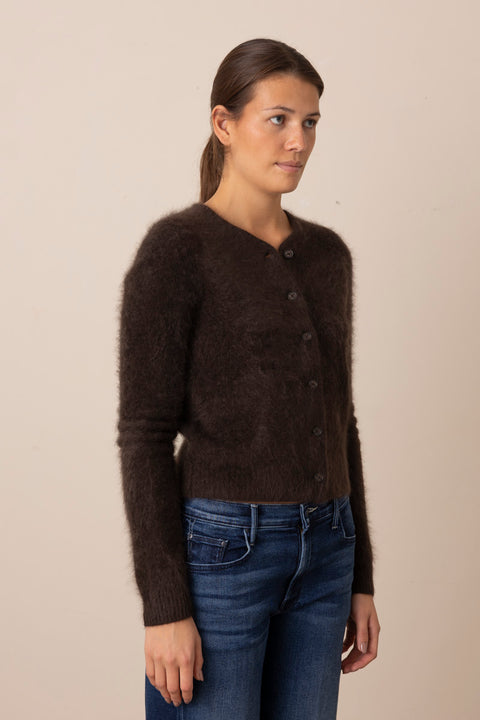 Cardigan - Grizzly Burnt Cocoa