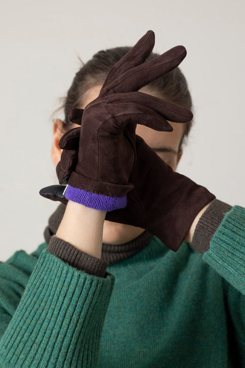 Hansker - Ines Suede Moka