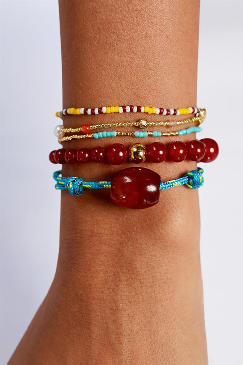 Armbånd - Float Red Jade