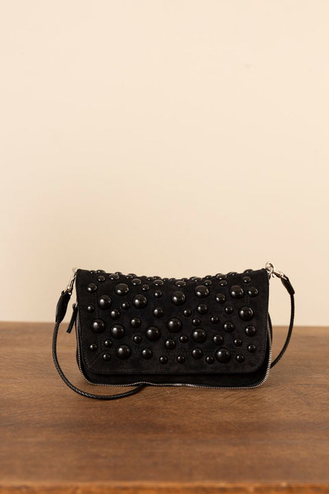 Veske - Bobi S Split Suede Noir/Noir