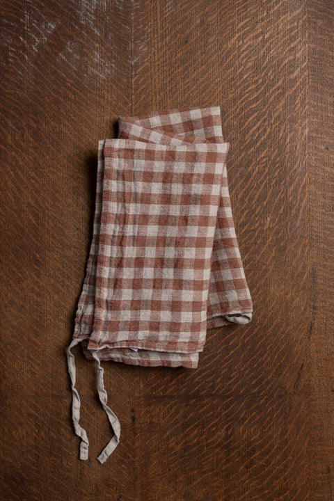 Kjøkkenhåndkle - Cappuccino Gingham