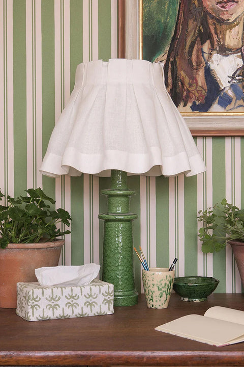 Lampefot - Candlestick Bottle Green