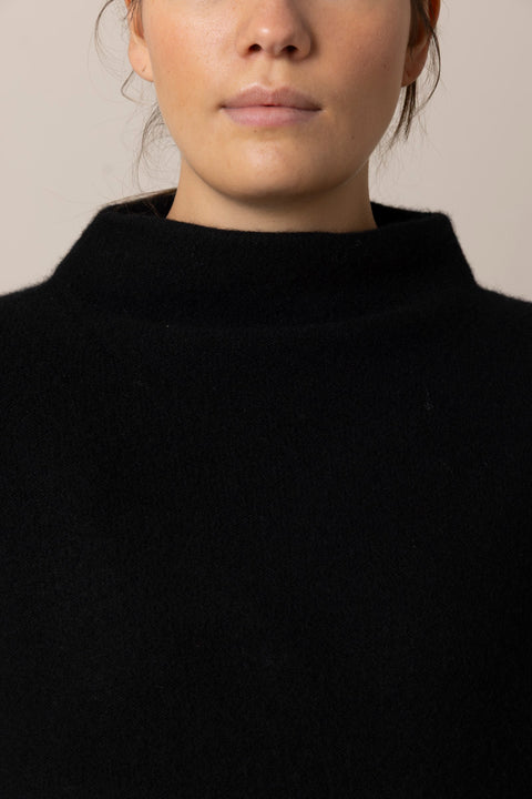 Genser - Boiled Funnel NK Pullover Black