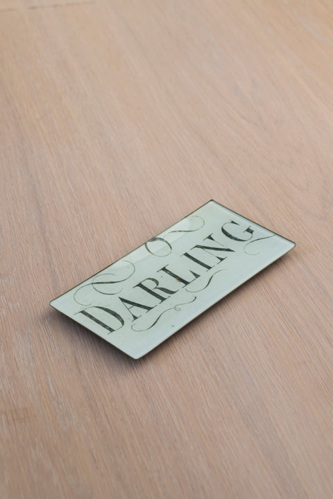 Glassfat - Decoupage Joanne Darling