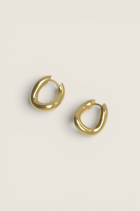 Øreringer - Thorn Hoop Tiny Plated