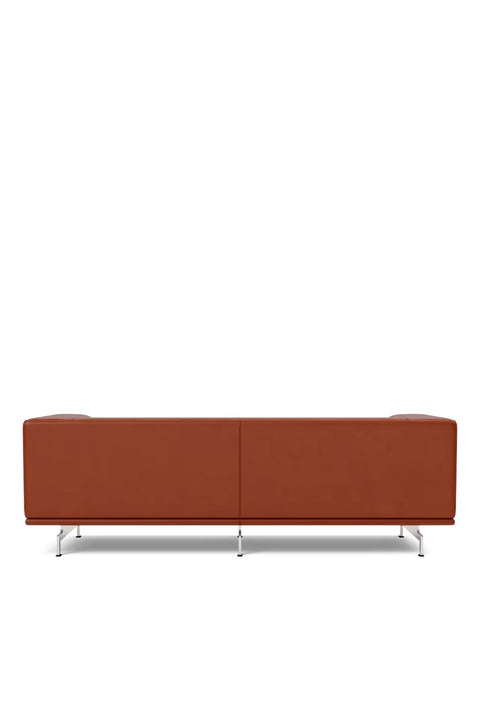 Sofa - Delphi 4510 Cera 905 Russet Brown/Børstet Aluminium