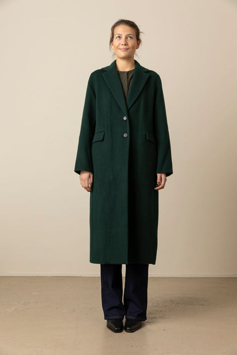 Kåpe - Single Breasted Classic Coat Juniper