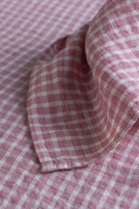 Duk - 140x250cm Pink Checks