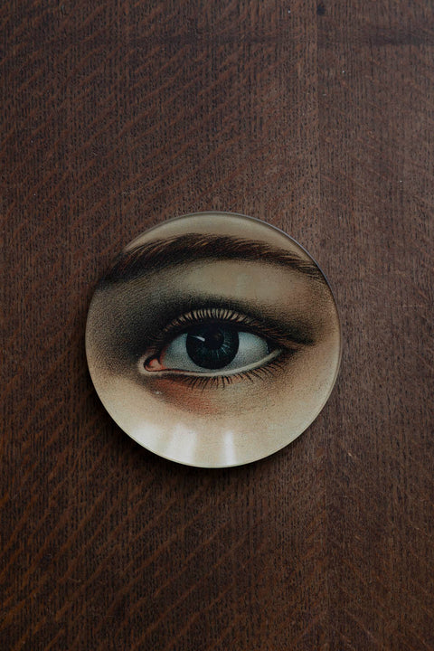 Glassfat - Decoupage Eye Round