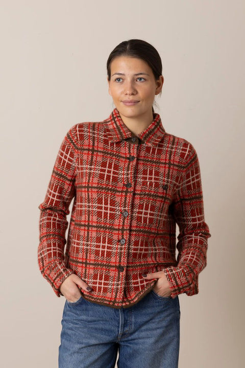 Jakke - Dylan Plaid Shirt Chili Combo