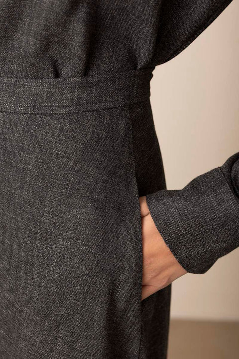 Skjørt - Jaspé Full Skirt Grey