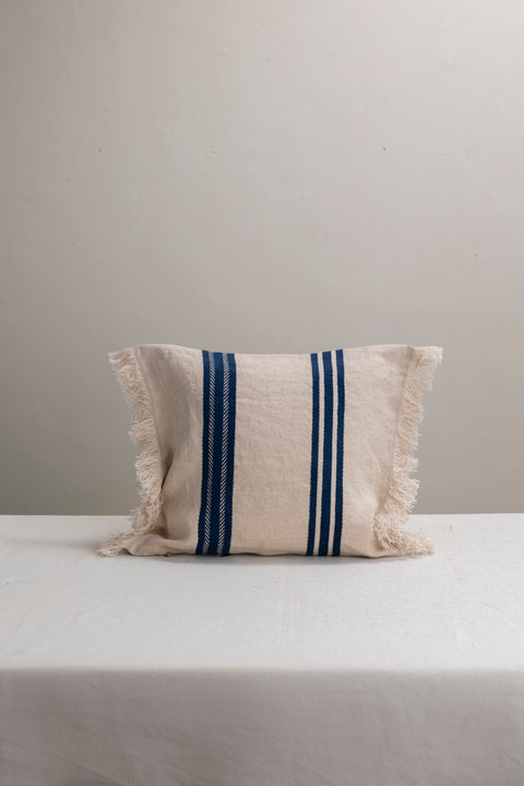 Putetrekk - The Indigo Stripe 44x44cm