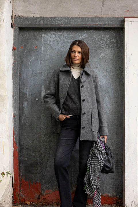 Jakke - Jamie Jacket Loden Pure Grey