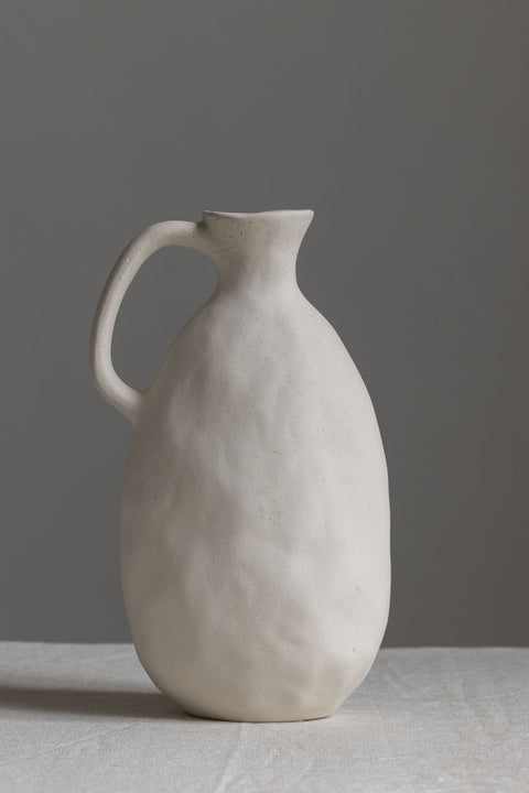 Vase - Porselen H29,3cm Hvit